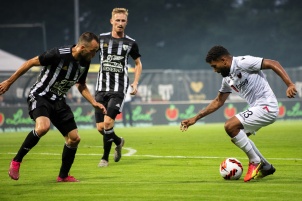NS Mura won first qualifying round with 5:0 at home against KF Shkëndija at Mestni stadion Fazanerija in Murska Sobota, Slovenia.