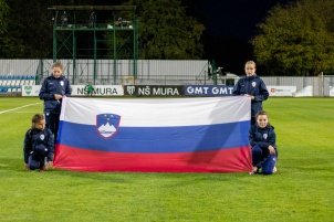 2019 UEFA Euro Women's World Cup Qualification match for the 2021 European championship Netherlands vs. Slovenia in Women's international football at Fazanerija stadium, Slovenia.