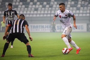 NS Mura won first qualifying round with 5:0 at home against KF Shkëndija at Mestni stadion Fazanerija in Murska Sobota, Slovenia.