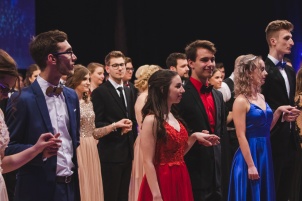 Prom dance from GFML high school in Ljutomer