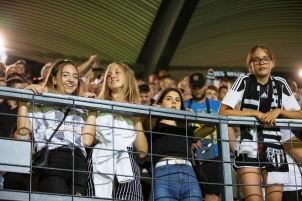 NS Mura won first qualifying round with 5:0 at home against KF Shkëndija at Mestni stadion Fazanerija in Murska Sobota, Slovenia.