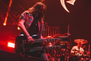 Halestorm performing in Vienna as the opening act for the Alter Bridge